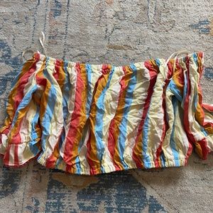 Miss Selfridge off the shoulders crop top (6)